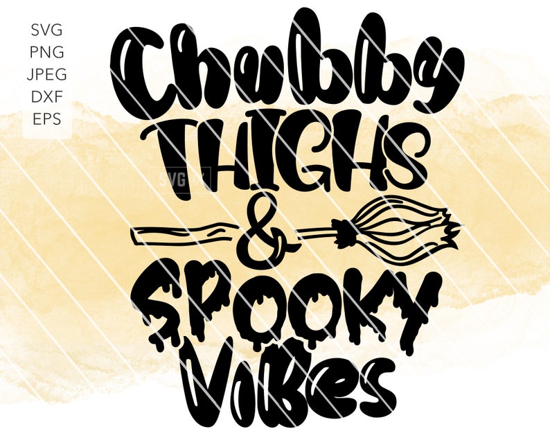 Download Chubby Thighs And Spooky Vibes SVG Baby Halloween Onesie ...