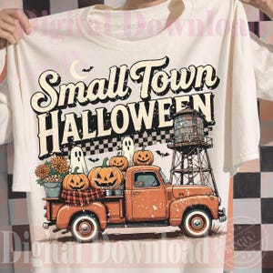 Small Town Halloween PNG, Country Halloween png, Western Halloween png image 4