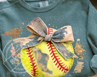 Softballball Camo PNG, Softball  Camouflage, Softball Mama PNG, Softball Coquette PNG