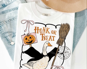 Halloweengås png, rolig Halloween png, tuta eller godis png, läskig png, rolig Halloween png, läskiga vibbar png av SVGix