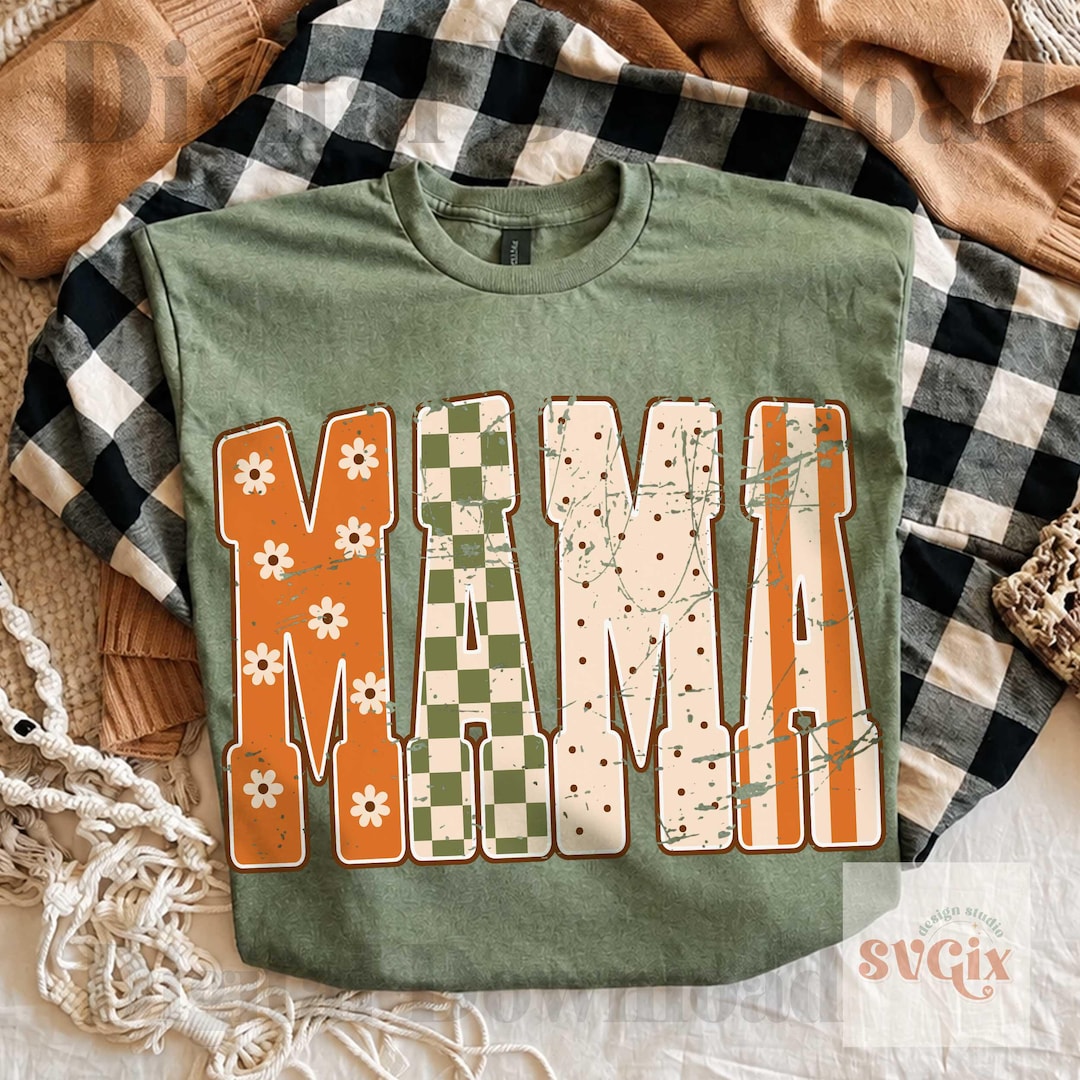 Mama Fall PNG SVG Mama Polka Dots SVG Mom Fall png Mama Autumn Cut Files