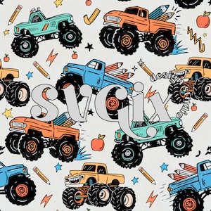 Stampa senza cuciture per la scuola dei ragazzi, senza cuciture per la fine della scuola, senza cuciture per il ritorno a scuola, senza cuciture per l'asilo, design di superficie B2S, stampa retrò per la scuola di SVGix