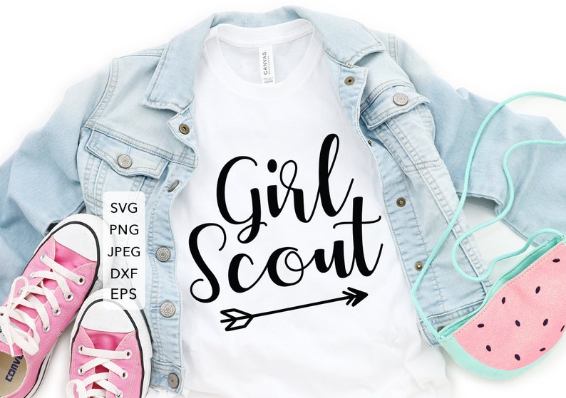 Girl Scout SVG Png cutting files for Cricut and Silhouette | Etsy