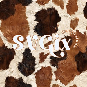Western sin costuras, Country sin costuras, Cowgirl sin costuras, Estampado realista de piel de vaca, Estampado de vaca sin costuras, Piel de vaca digital, Estampado de ganado repetido
