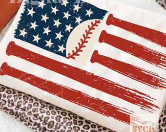 Baseball Flag PNG, patriotic baseball png, usa baseball png, american flag png, sports mom png, 4th july baseball png