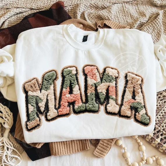 Mama Camo PNG, Mama Faux Chenille PNG, Hunting Mama png, Militar Mama png