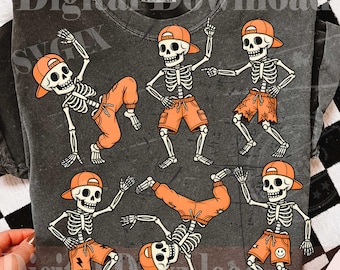 Dancing Skeletons png (Digital Download)