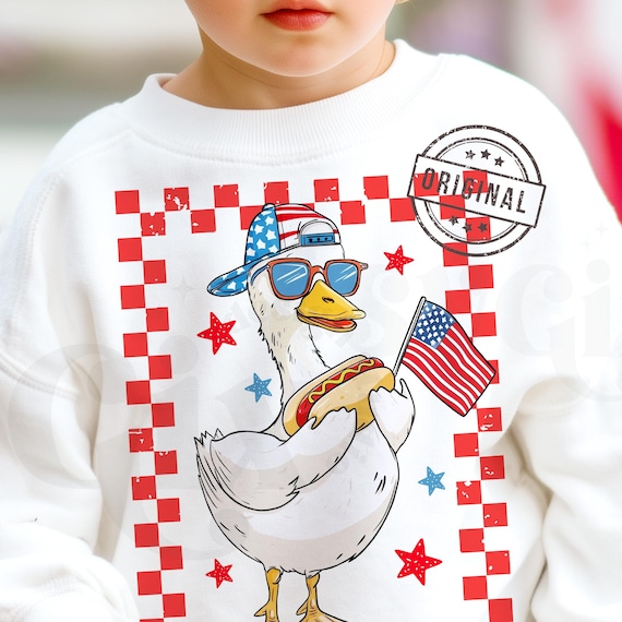 Boy 4th Goose PNG, Boy 4th July PNG, Patriotic Boy PNG, Independence Boy Design Image by SVGix