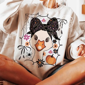 Cute Halloween PNG, Halloween Goose PNG, Halloween Girl png, Halloween Shirt Design by SVGix