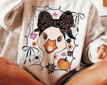Leuke Halloween-png, Halloween-gans png, Halloween-meisje png, Halloween-shirtontwerp door SVGix