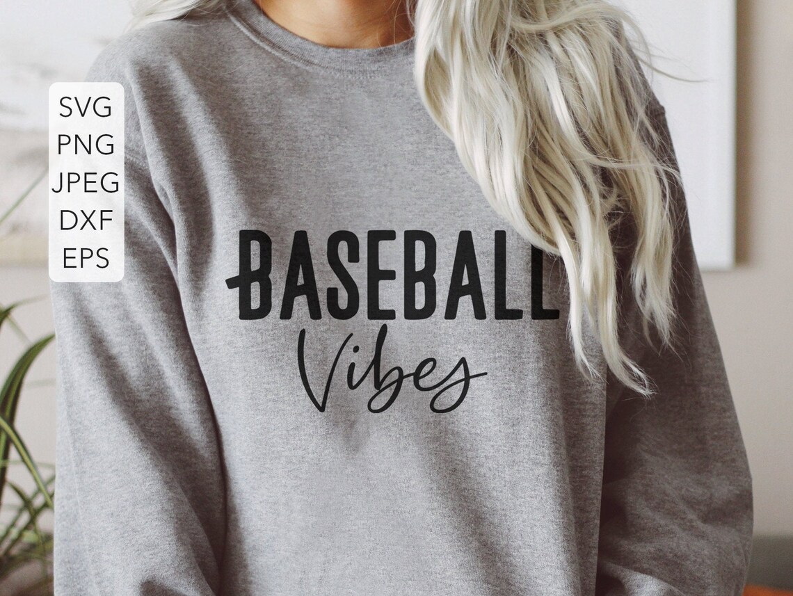 Download Baseball Vibes SVG Baseball season svg baseball mom svg | Etsy