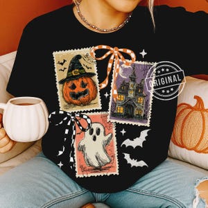 Retro Halloween png, Cat halloween Png, Ghost Halloween PNG, Girly Halloween Png, Haunted House Png, Halloween Png, Spooky Mama png by SVGix image 5