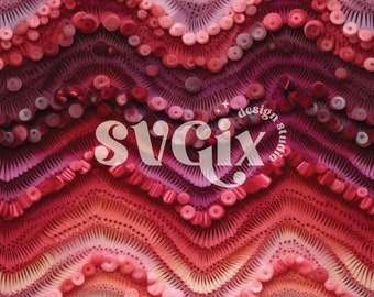 Beaded Waves Seamless Pattern by SVGix
