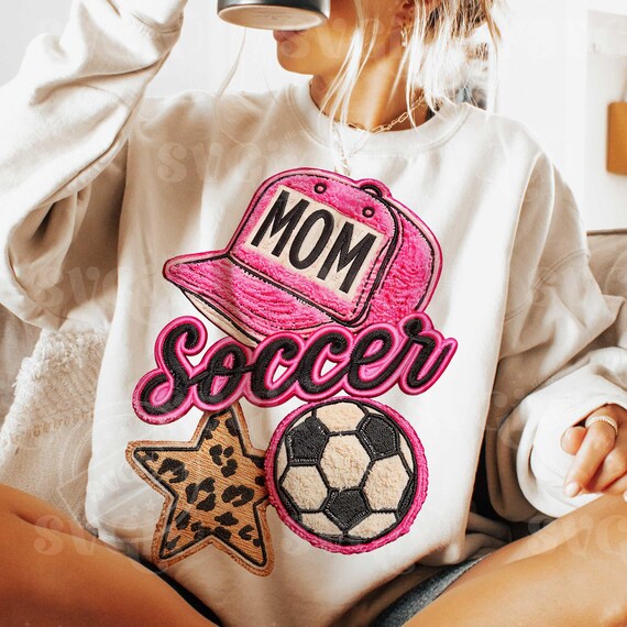 Soccer Mom PNG, Soccer Mama png, Faux soccer mama png