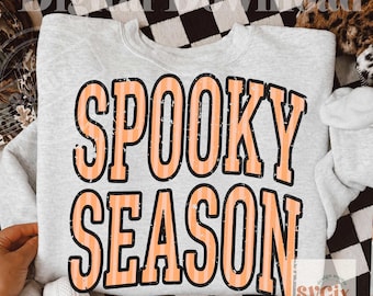 Spooky Season PNG, halloween png, retro halloween png, spooky vibes png, fall halloween png, ghost season png