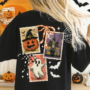 Retro Halloween png, Cat halloween Png, Ghost Halloween PNG, Girly Halloween Png, Haunted House Png, Halloween Png, Spooky Mama png by SVGix image 3