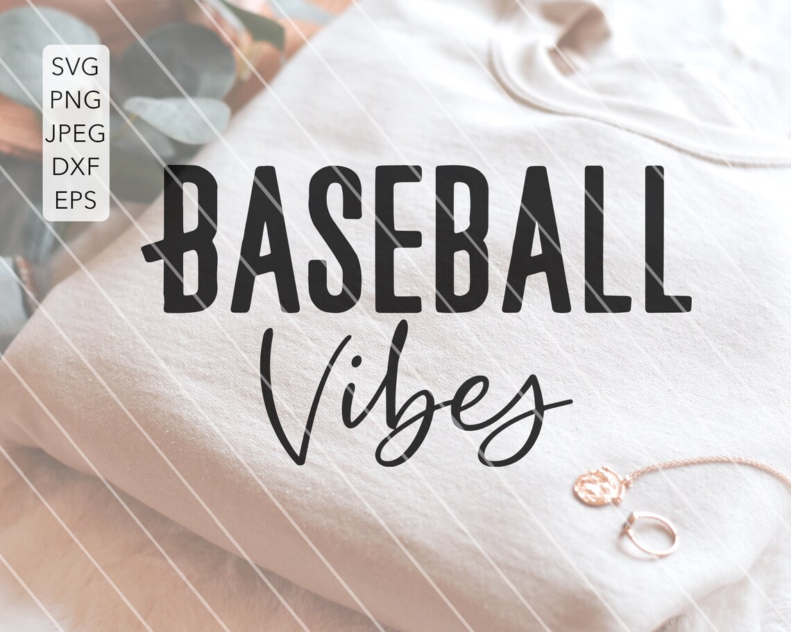 Download Baseball Vibes SVG Baseball season svg baseball mom svg | Etsy