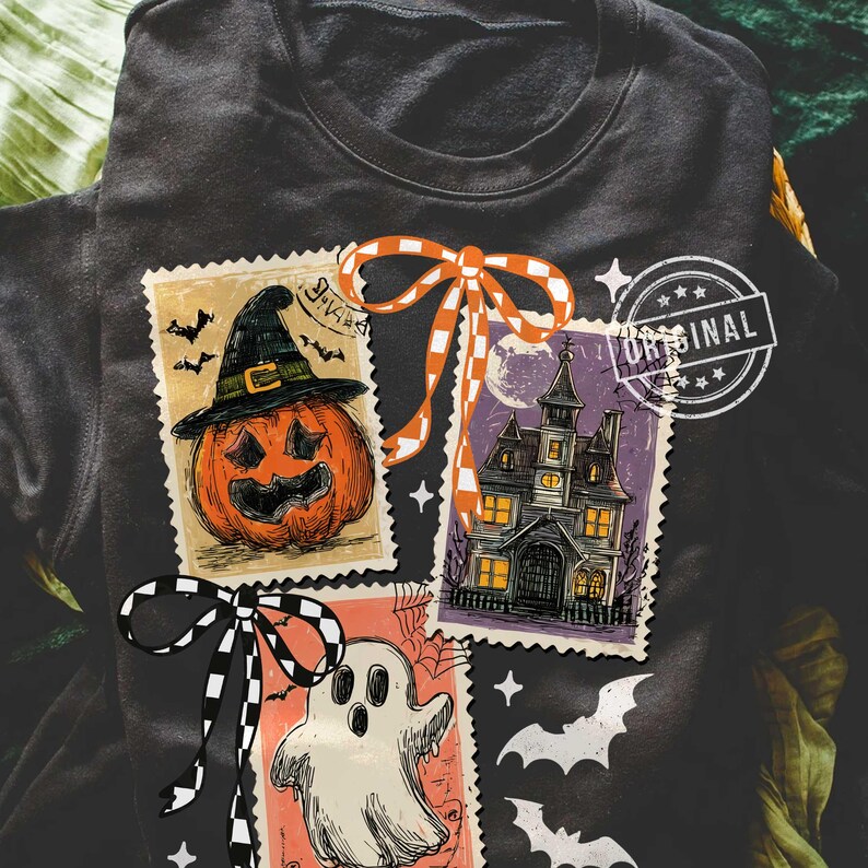 Retro Halloween png, Cat halloween Png, Ghost Halloween PNG, Girly Halloween Png, Haunted House Png, Halloween Png, Spooky Mama png by SVGix image 8