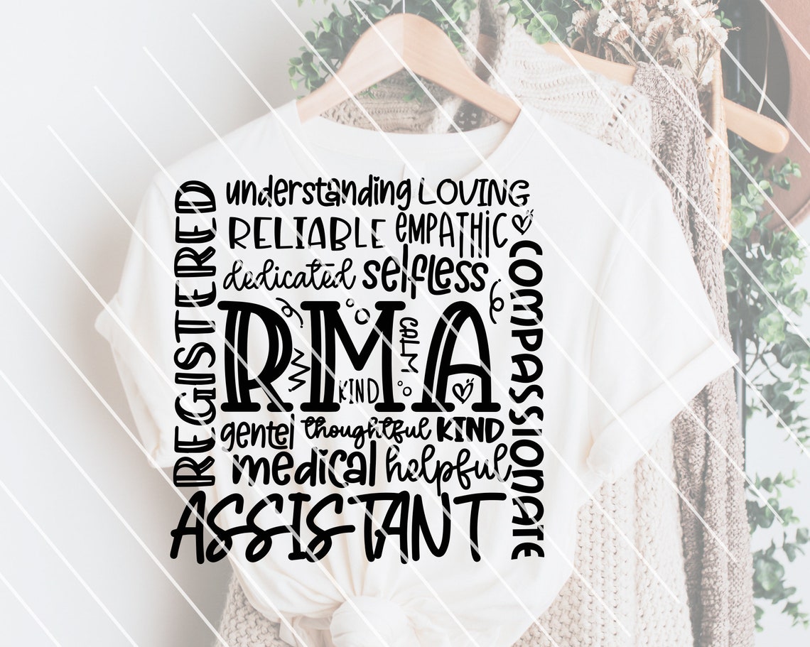 Registered Medical Assistant Svg RMA Svg Registered Medical - Etsy