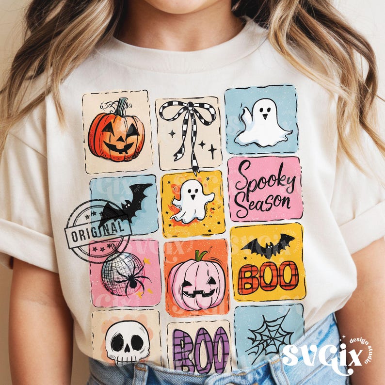 Halloween kids png, Girl halloween png, Cute halloween png, Retro halloween png by SVGix image 2