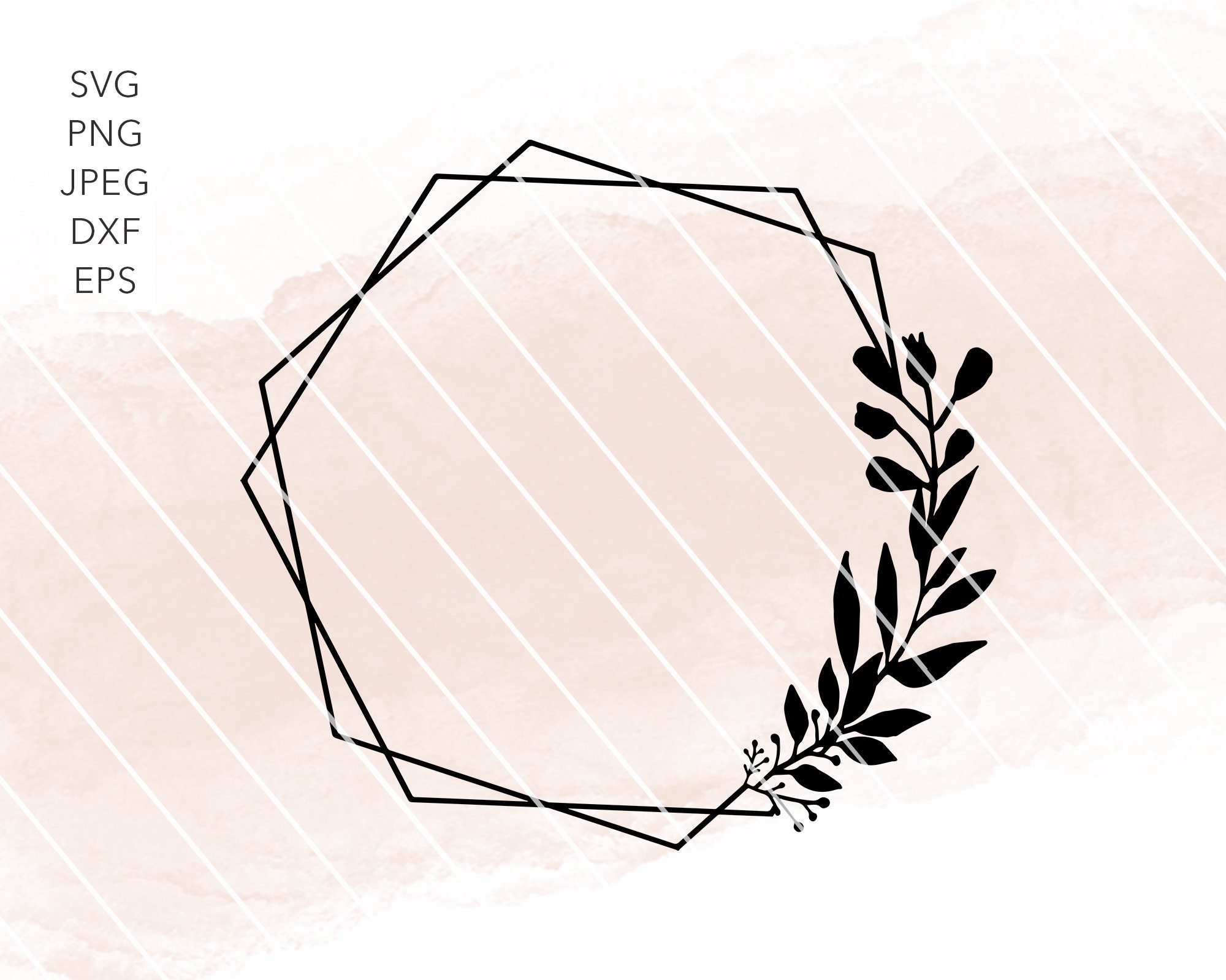 Hexagon Flower Frame Free Svg Cut File Kelly Lollar D vrogue.co