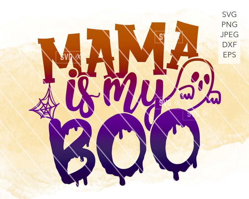 Download Mama is my boo svg Baby Onesie Halloween SVG Cut files ...