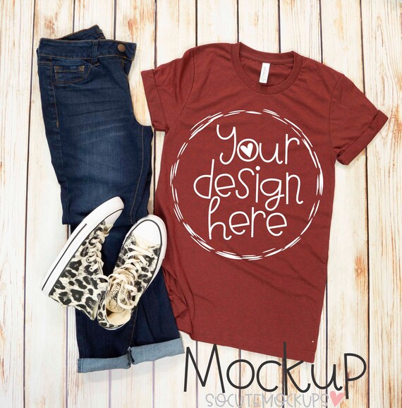 Maroon T-Shirt Mockup Bella Canvas Maroon T-Shirt Maroon T-Shirt Mockup Bella Canvas Maroon T-Shirt
