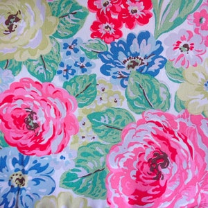 Cath Kidston, Orchard Bloom, 100% Cotton Haberdashery Fabric By The Metre