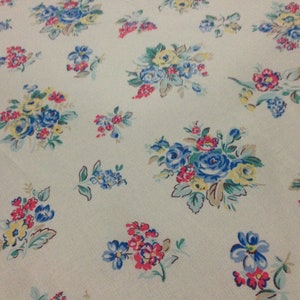 Cath Kidston, Highgate Rose, 100% Cotton Duck Fabric By The Metre