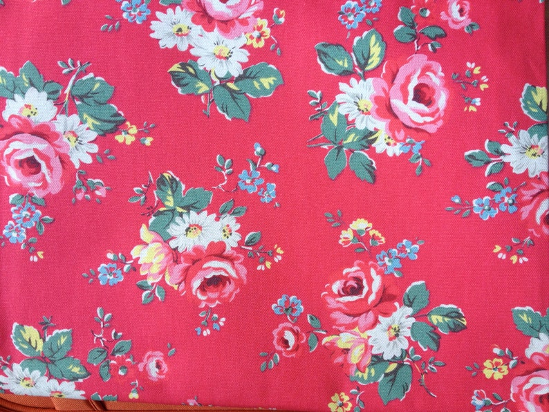 Cath Kidston Spot Red Oilcloth per yard
