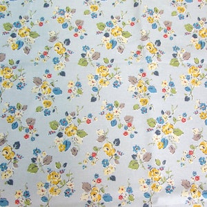 Cath Kidston, Woodland Rose Blue, tecido de retrosaria 100% algodão por metro