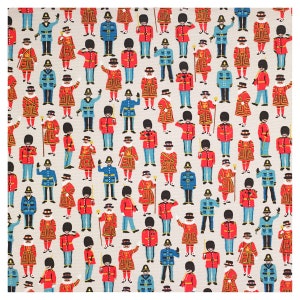 Cath Kidston, Guards and Friends, 100% Baumwolle Ente Stoff Meterware