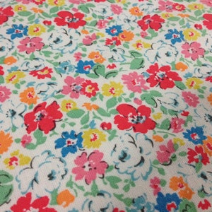 Cath Kidston, Mews Ditsy Multi Floral, 100% Cotton Haberdashery Fabric By The Metre