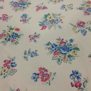 Cath Kidston, Highgate Rose, 100% Cotton Haberdashery Fabric By The Metre