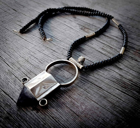 Godess necklace, Tuareg necklace, Tribal necklace,