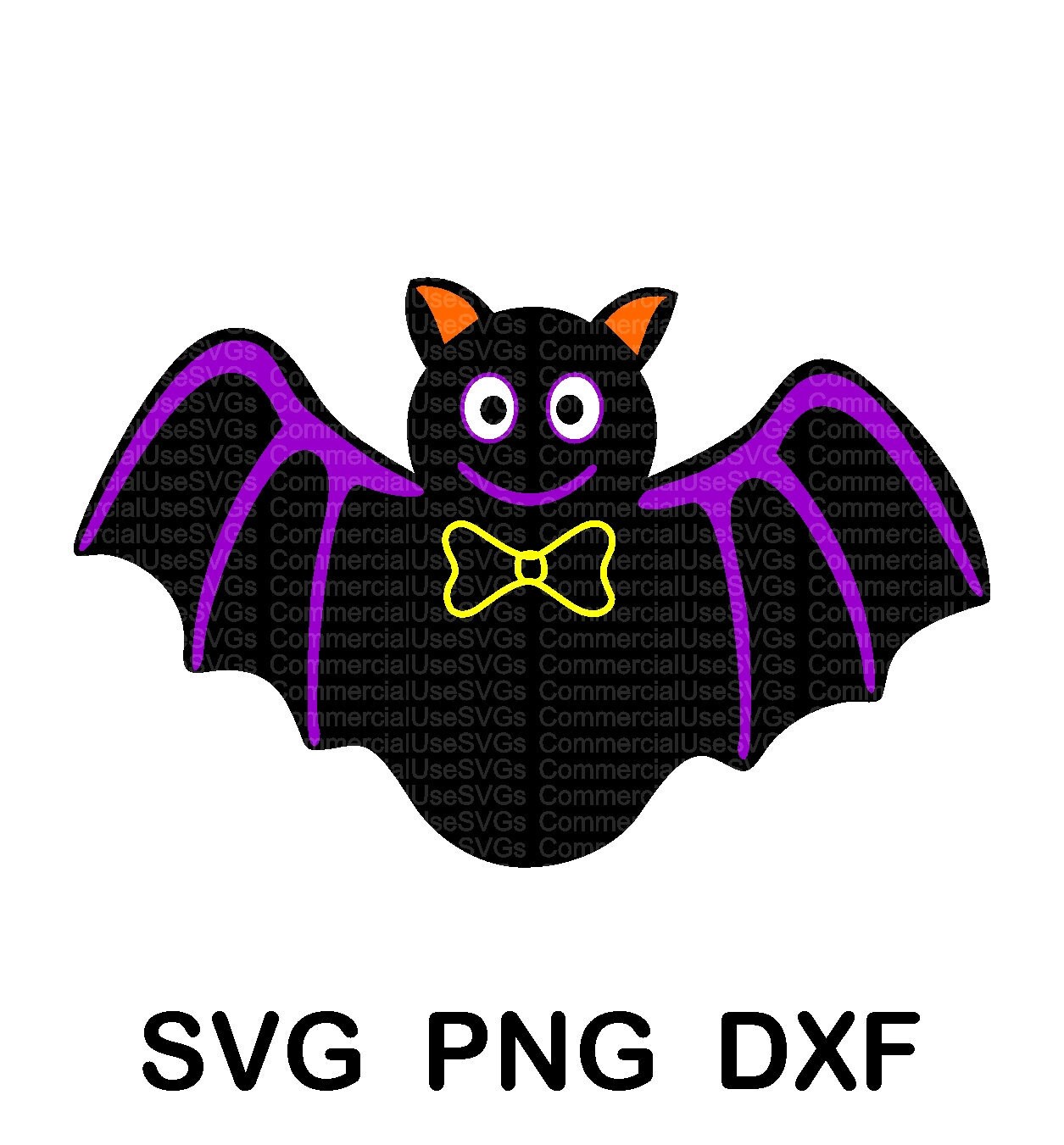 Download Bat Svg / Halloween Svg / Commercial Use / Clipart / Cute ...