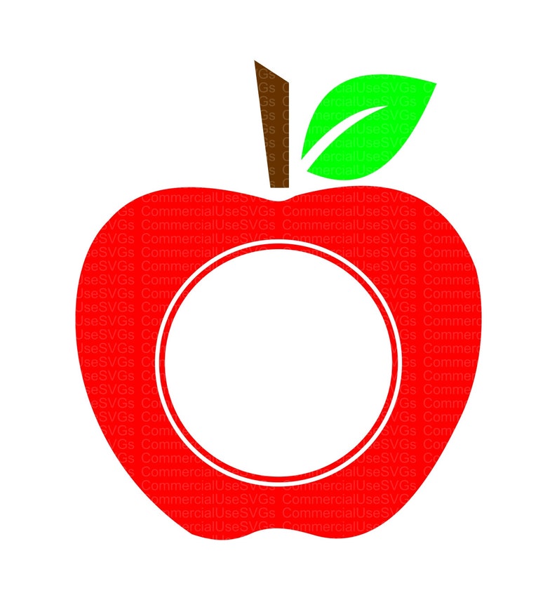 Download Apple Monogram Frame Svg Commercial Use Apple Svg Fruit Monogram Monograms Clipart Pack Of 4 Cricut Silhouette Svg Png Dxf Clip Art Art Collectibles Safarni Org
