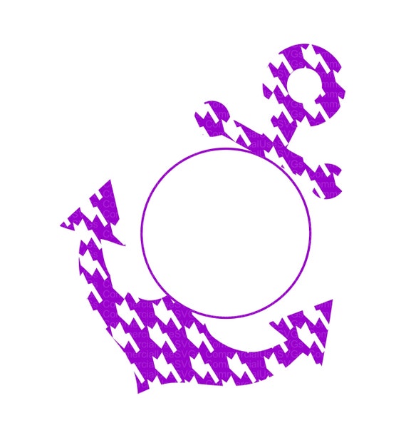 Download Free Anchor Monogram Frame Svg Commercial Use Anchor Svg Etsy SVG Cut Files