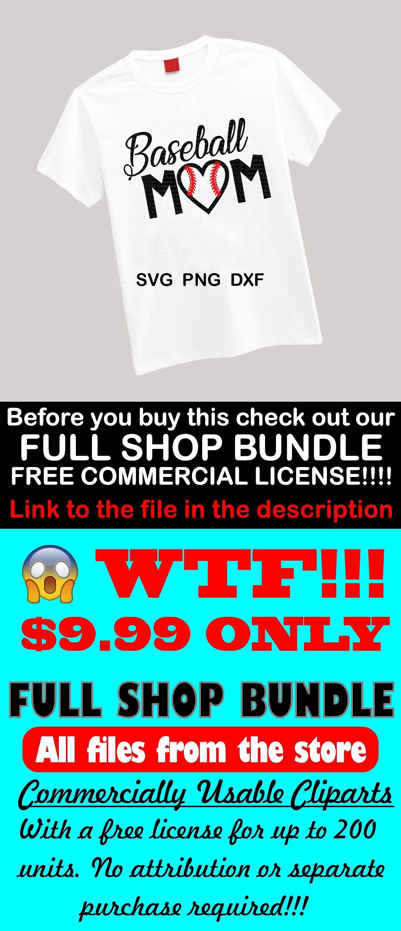 Download Free Baseball Mom Svg Commercial Use Baseball Heart Baseball Etsy SVG Cut Files