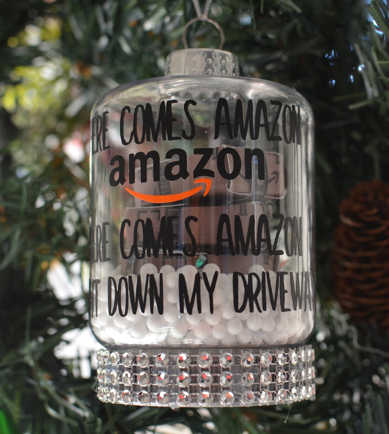 Amazon inspired ornament / prime / Christmas ornaments / Etsy