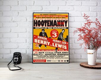Jerry Lee Lewis In Southend 0458 Vintage Music Poster Art