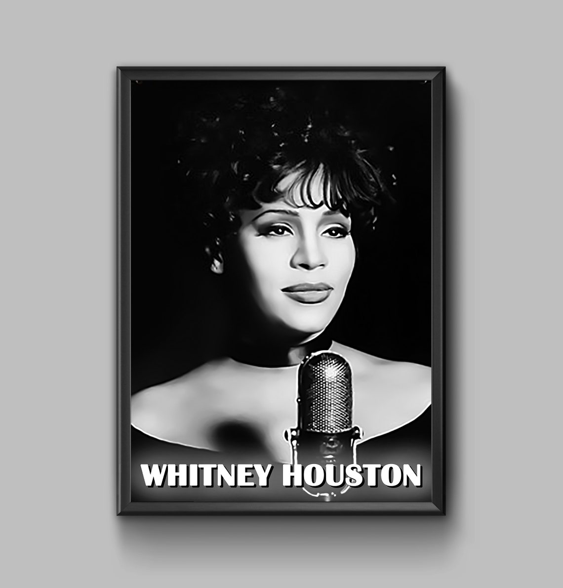 Whitney Houston Music Singer Star Poster poster canvas art | Etsy
