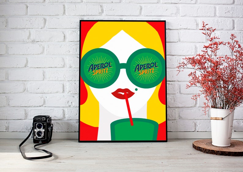 Canvas APEROL SPRITZ Art print POSTER