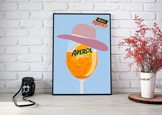 Canvas APEROL SPRITZ Art Print Poster