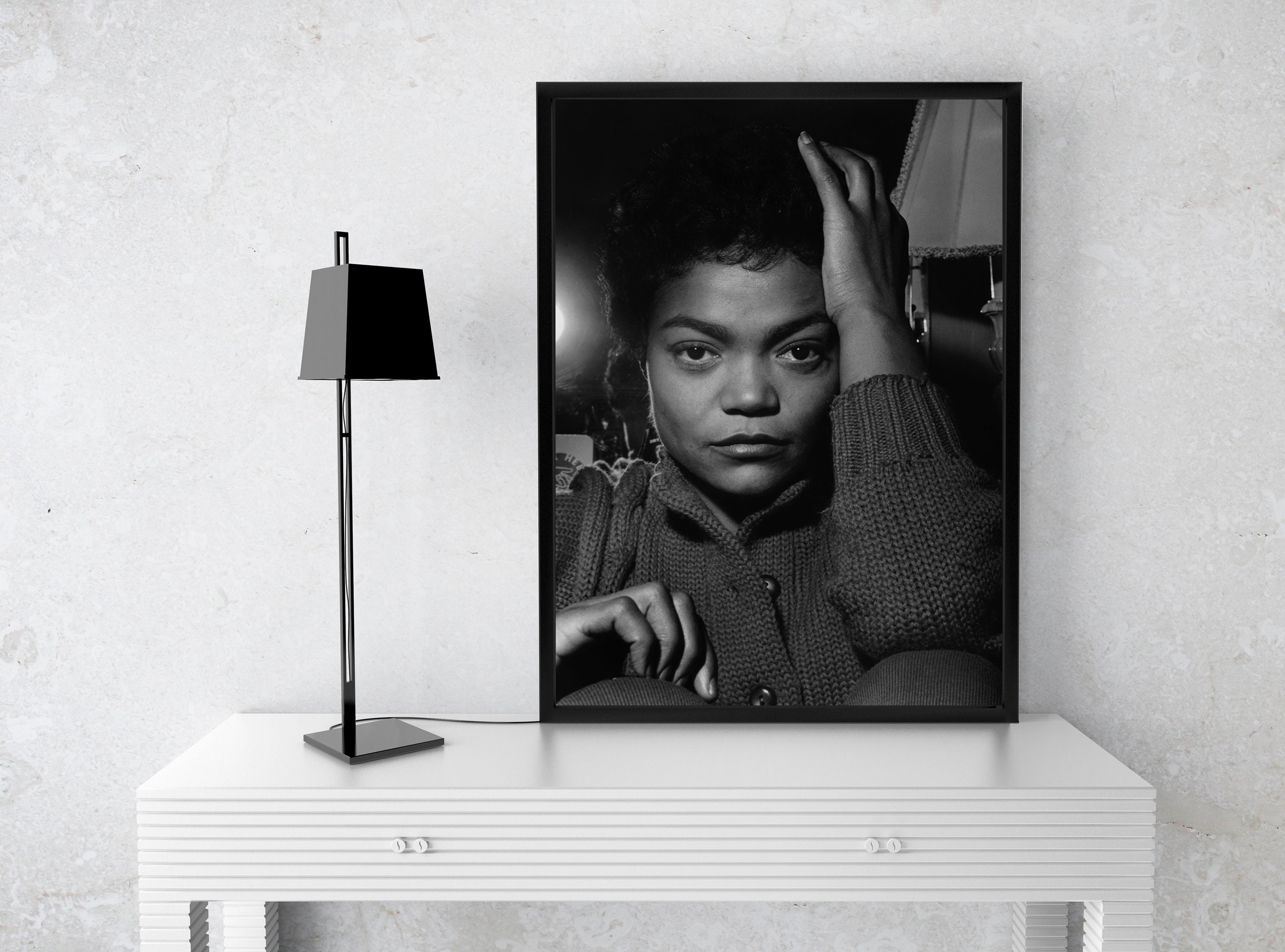 Eartha Kitt print poster canvas art print poster for home wall | Etsy