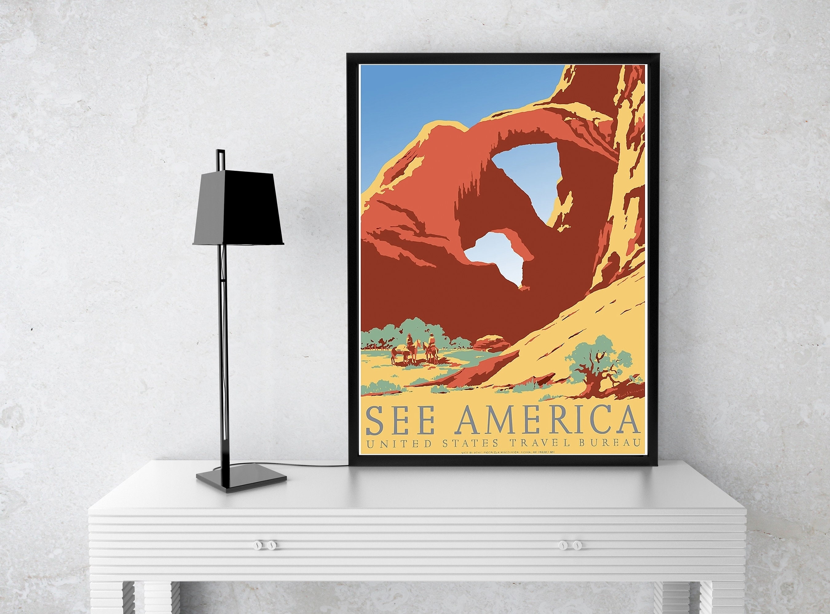 united states travel bureau posters