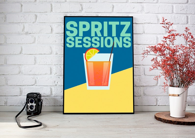 Canvas APEROL SPRITZ Art Print Poster