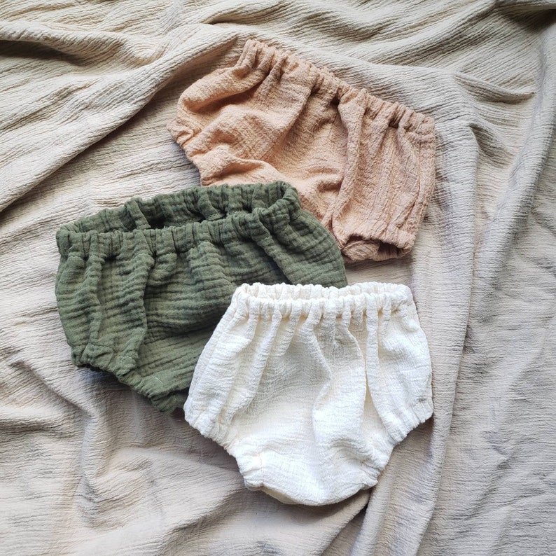 Muslin Baby Bloomers Etsy
