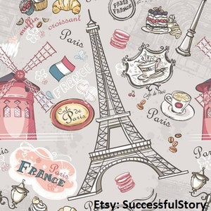 6 Servietten 2 verschiedene Motive, DECOUPAGE SERVIETTEN PARIS, Papierservietten für Decoupage, Eiffelturm Motiv, Papier Servietten, Dekorative Servietten
