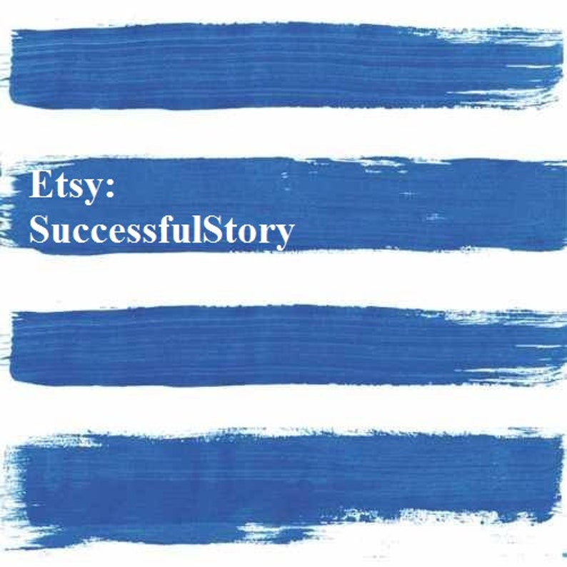 4 Blue White Striped Paper Napkins For Decoupage Napkins White Etsy